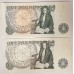 GREAT BRITAIN UK 1978 . ONE 1 POUND BANKNOTE . ERROR . MISSING ORANGE SIMULATION GREAT BRITAIN UK 1978 . ONE 1 POUND BANKNOTE . ERROR . MISSING ORANGE SIMULATION